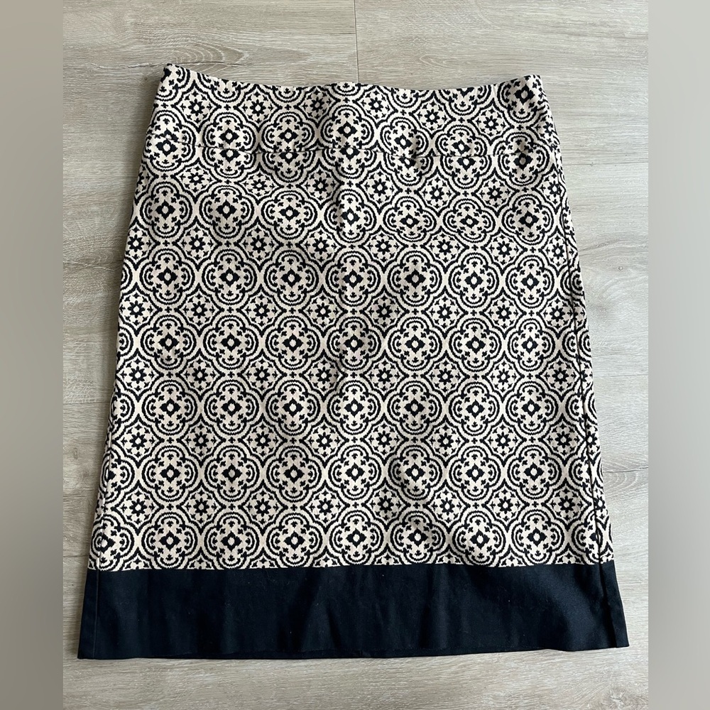 TALBOTS COTTON CANVAS SKIRT SZ 10 - Picture 1 of 7
